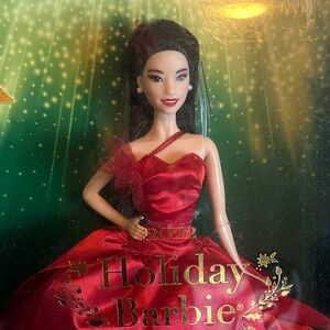 Mattel Holiday Barbie in Elegant Red Gown
